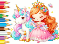 Lojë Coloring Book: Unicorn Secret Whisper