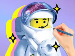 Lojë Coloring Book: LEGO Astronaut