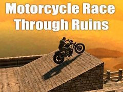 Lojë Motorcycle Race Through Ruins