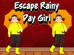 Lojë Escape Rainy Day Girl