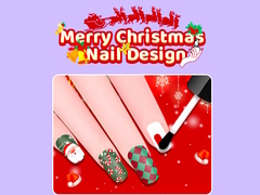 Lojë Merry Christmas Nail Design