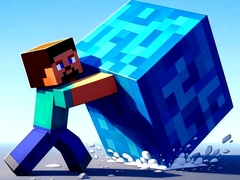 Lojë MineBlocks 3D Maze