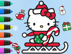 Lojë Coloring Book: Hello Kitty Christmas