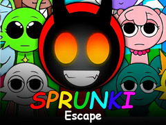 Lojë Sprunki 3D Escape
