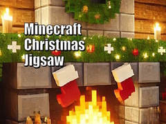 Lojë Minecraft Christmas Jigsaw
