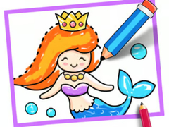 Lojë Toddler Drawing: Mermaid