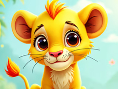 Lojë Jigsaw Puzzle: Baby Simba