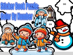 Lojë Sticker Book Puzzle: Color By Number