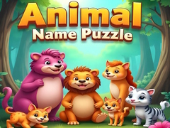 Lojë Animal Name Puzzle