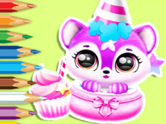 Lojë Coloring Book: Baby Fluff's Birthday