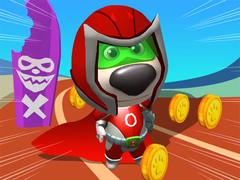 Lojë Super Dog Hero Dash