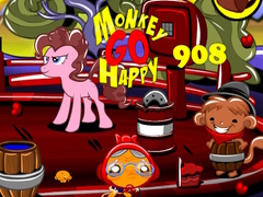 Lojë Monkey Go Happy Stage 908