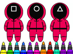 Lojë Coloring Book: Squid Game Mask