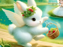 Lojë Jigsaw Puzzle: Angel Bunny