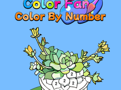 Lojë Color Fan Color By Number