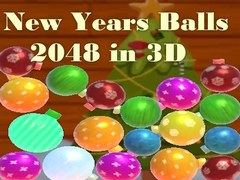 Lojë New Years Balls 2048 in 3D