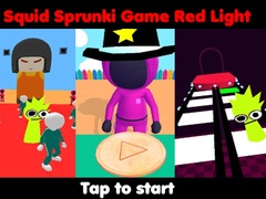 Lojë Squid Sprunki Game Red Light