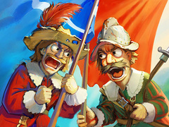 Lojë Musketeers Gunpowder vs Steel