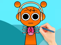 Lojë Coloring Book: Sprunki Horror Oren