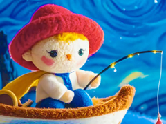 Lojë Jigsaw Puzzle: Starry Night Fishing