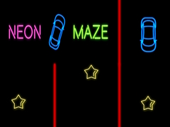 Lojë Neon Car Maze