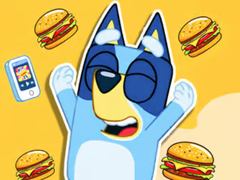 Lojë Jigsaw Puzzle: Burger Dog Bluey