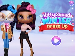Lojë Kitty Squad Winter Dress Up