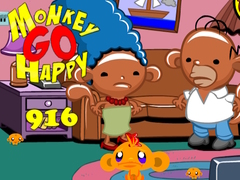 Lojë Monkey Go Happy Stage 916