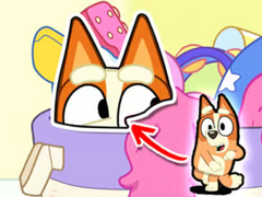 Lojë Jigsaw Puzzle: Bluey Hide & Seek