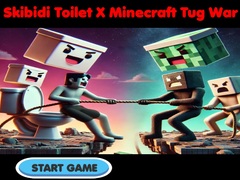 Lojë Skibidi Toilet X Minecraft Tug War