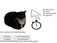 Lojë Spinning Cat Clicker