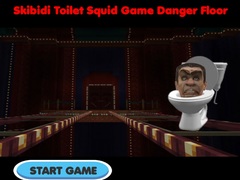 Lojë Skibidi Toilet Squid Game Danger Floor