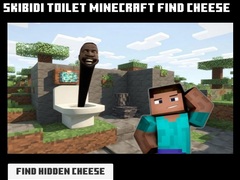 Lojë Skibidi Toilet Minecraft Find Cheese