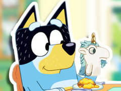 Lojë Jigsaw Puzzle: Bluey Toy Time