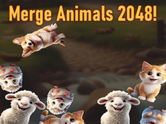 Lojë Merge Animals 2048!