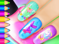 Lojë Coloring Book: Nail Art Salon