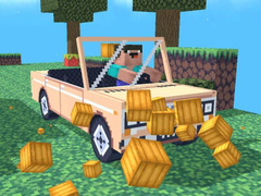 Lojë Noob: Obby in a Car