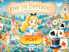Lojë Find The Differences: Alice In Wonderland