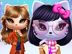 Lojë Kitty Squad Winter Dress Up