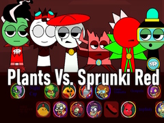 Lojë Plants Vs. Sprunki Red