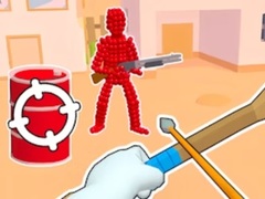 Lojë Stickman Archer Shooting Arrows at Reds