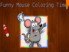 Lojë Funny Mouse Coloring Time