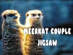 Lojë Meerkat Couple Jigsaw