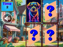 Lojë Funny Animals Memory Game