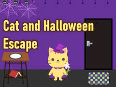 Lojë Cat and Halloween Escape