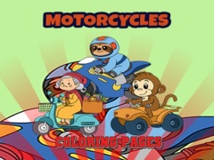Lojë Motorcycle Coloring Pages