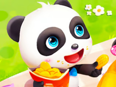 Lojë Jigsaw Puzzle: Baby Panda Spring Picnic