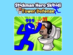 Lojë Stickman Hero Skibidi Tower Defense 