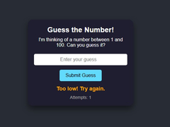 Lojë Number Guessing