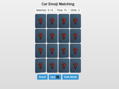 Lojë Car Emoji Matching